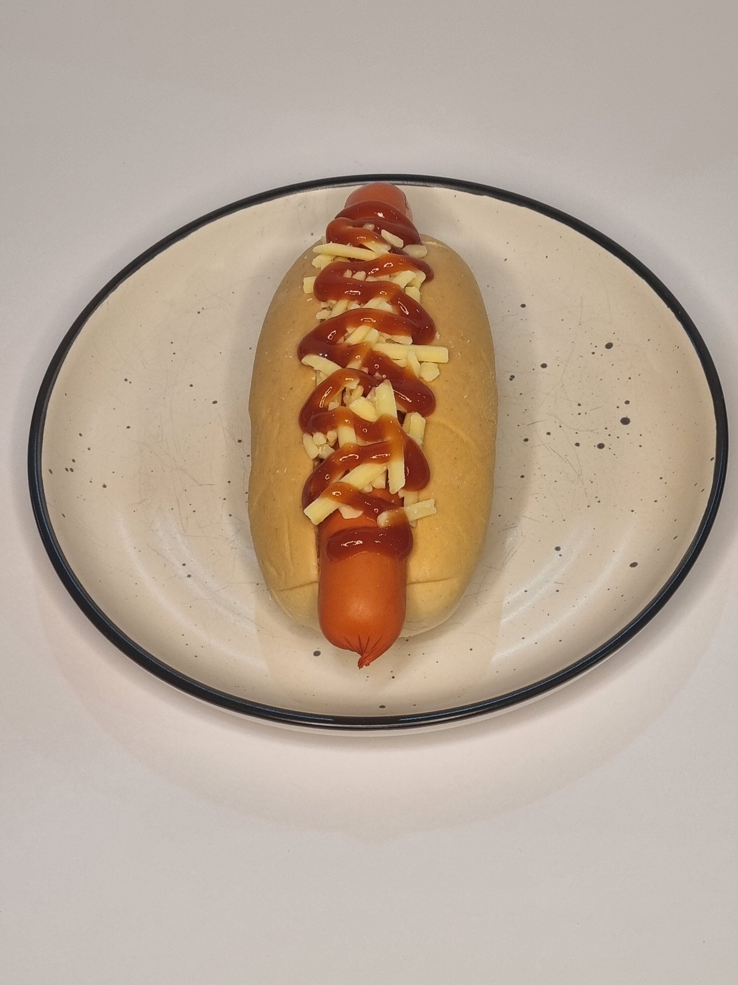 Hotdog - Cheese and Tomato Sauce